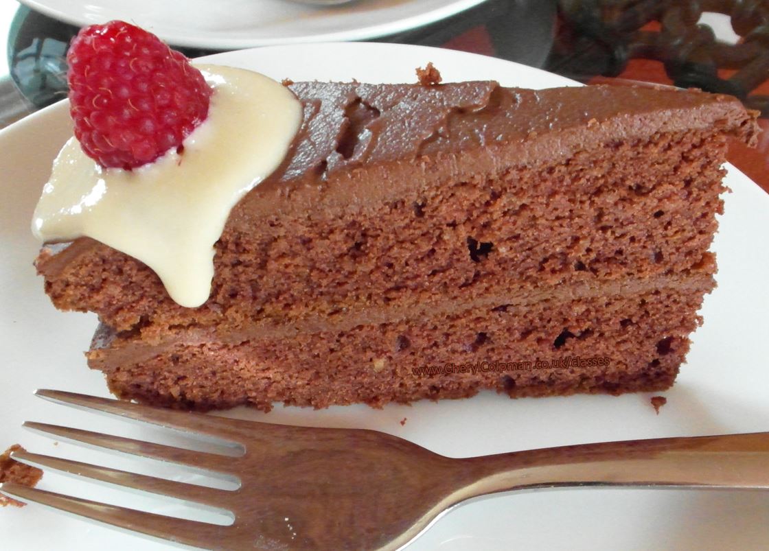 chocolate cake slice nutritional advice gluten free vegan vegetarian feel well qi food macrobiotics healing with food Cheryl Colpman