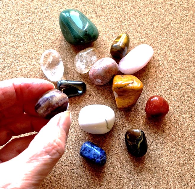 crystal selection chakra balance reiki workshop with Cheryl Colpman Leicestershire